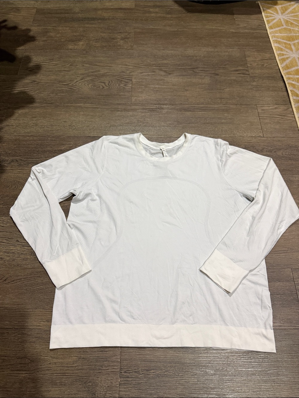 lululemon athletica White Long-Sleeve Performance Tee